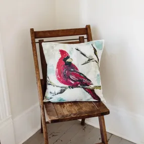 Spiritual Cardinal Watching Over You Pillow - Lucky Bird