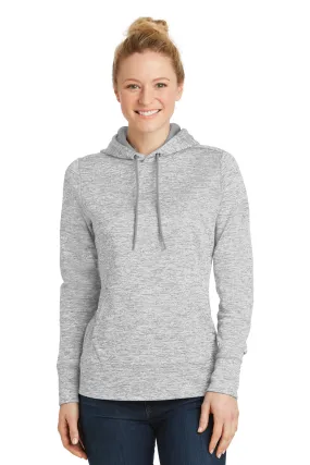 Sport-Tek  Ladies PosiCharge  Electric Heather Fleece Hooded Pullover. LST225