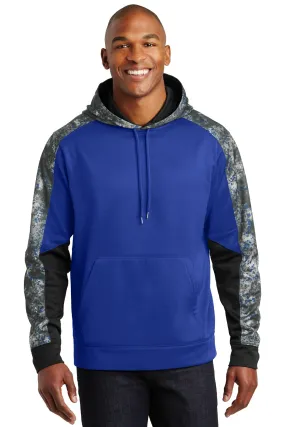 Sport-Tek  Sport-Wick  Mineral Freeze Fleece Colorblock Hooded Pullover. ST231