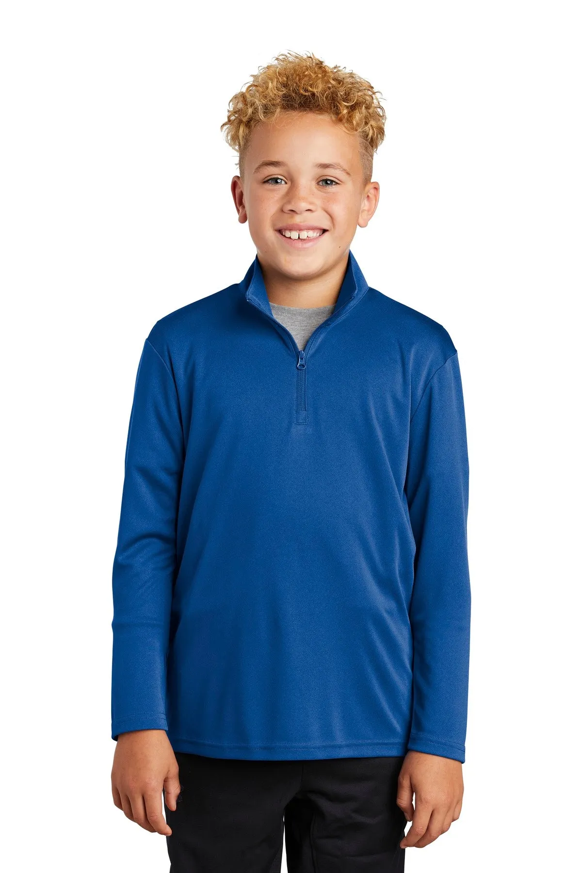 Sport-Tek  Youth PosiCharge  Competitor  1/4-Zip Pullover. YST357