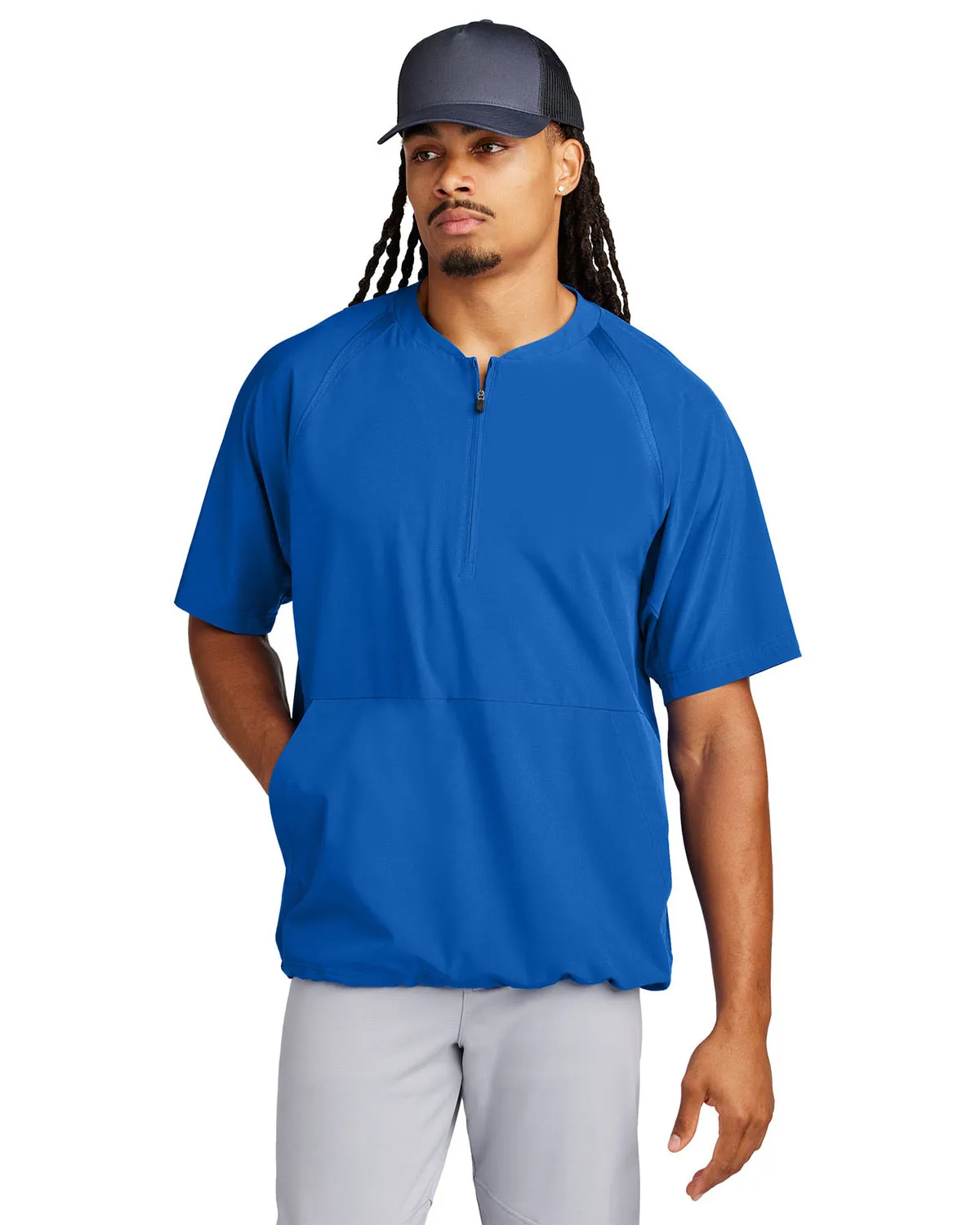 Sport-Tek ®  Repeat 1/2-Zip Short Sleeve Jacket JST489