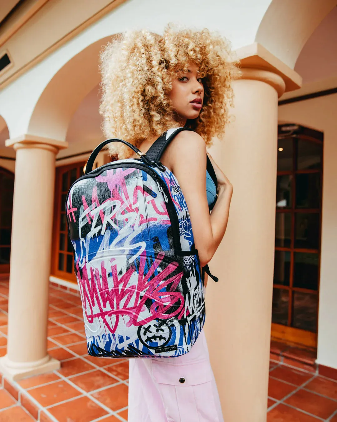 Sprayground Vandal Couture Backpack Multicolor
