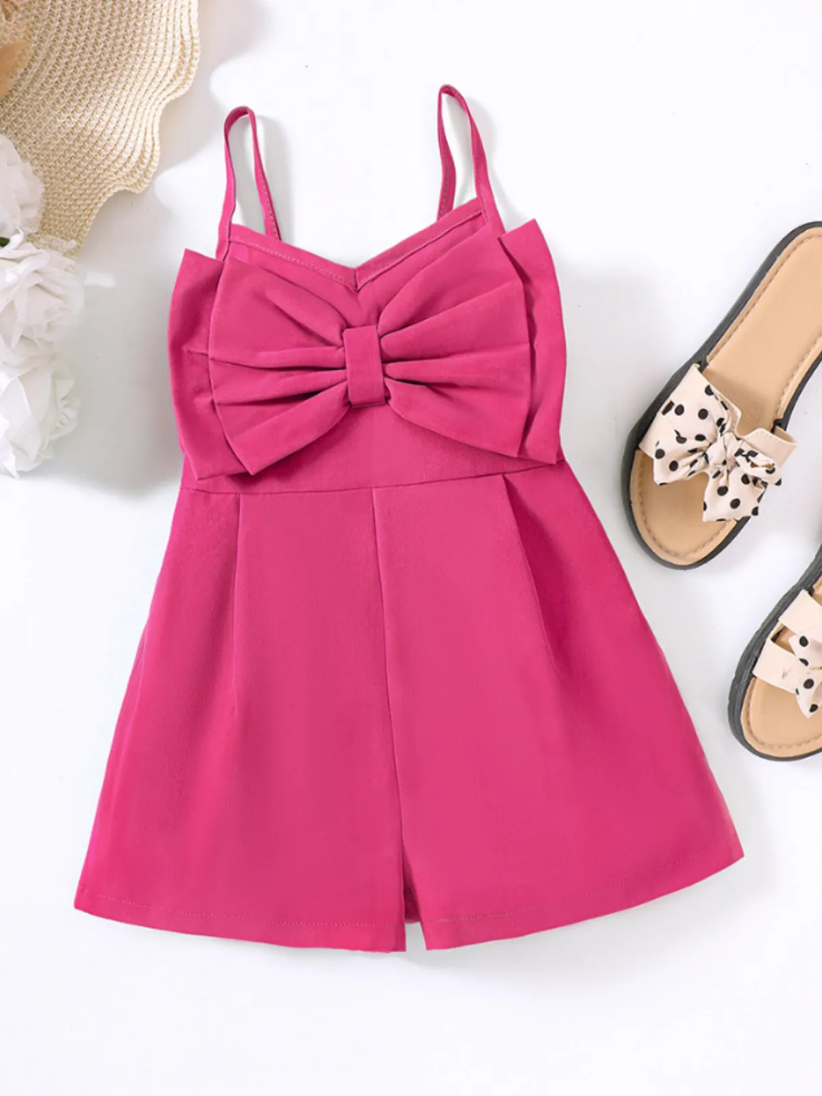 Springtime Charm Big Bow Romper Set