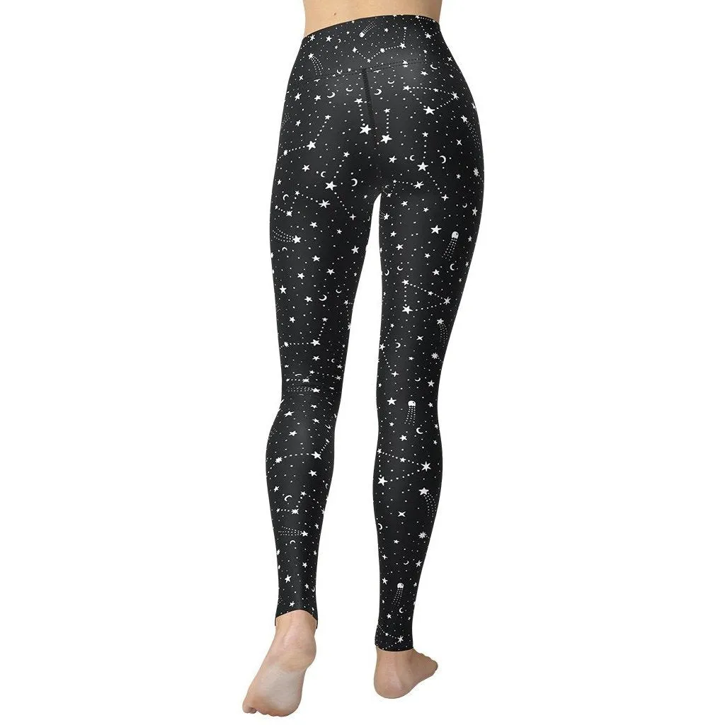 Star Constellations Yoga Leggings