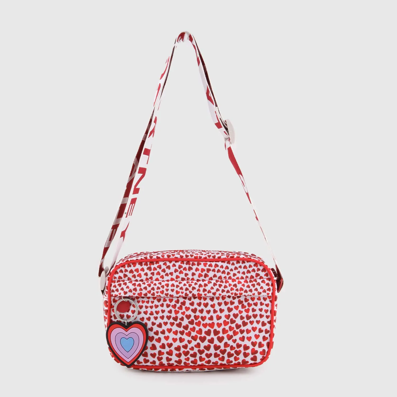 Stella Mccartney All-Over Heart Print Belt Bag