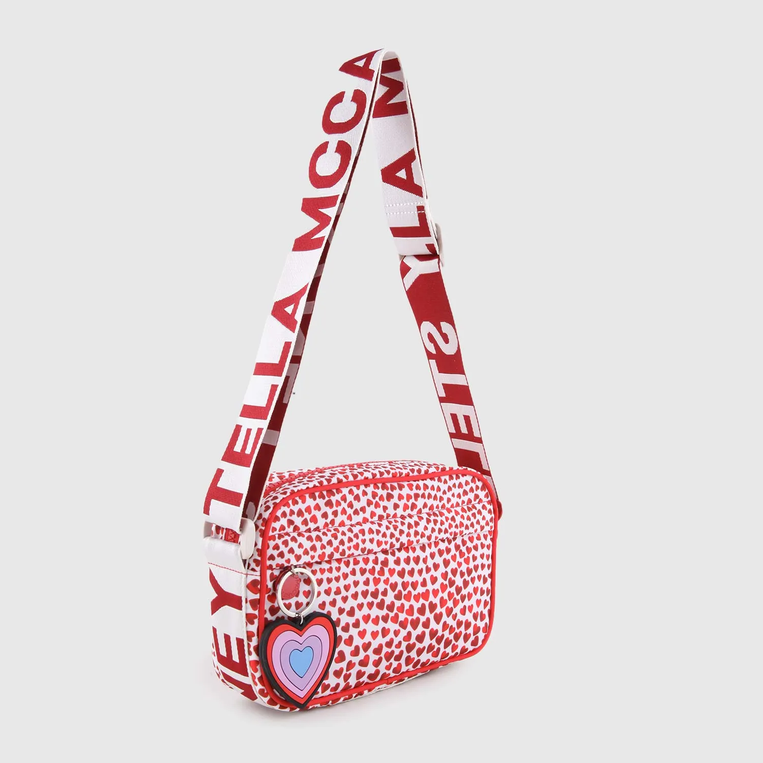 Stella Mccartney All-Over Heart Print Belt Bag