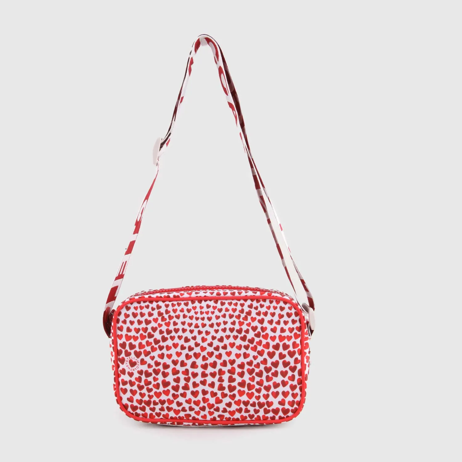 Stella Mccartney All-Over Heart Print Belt Bag