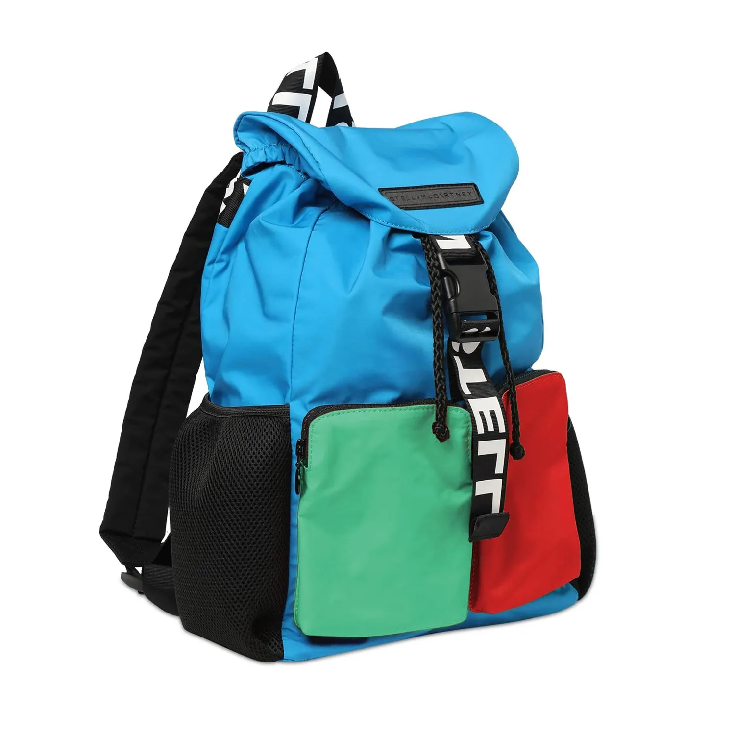 Stella Mccartney Light Blue And Multicolor Unisex Backpack