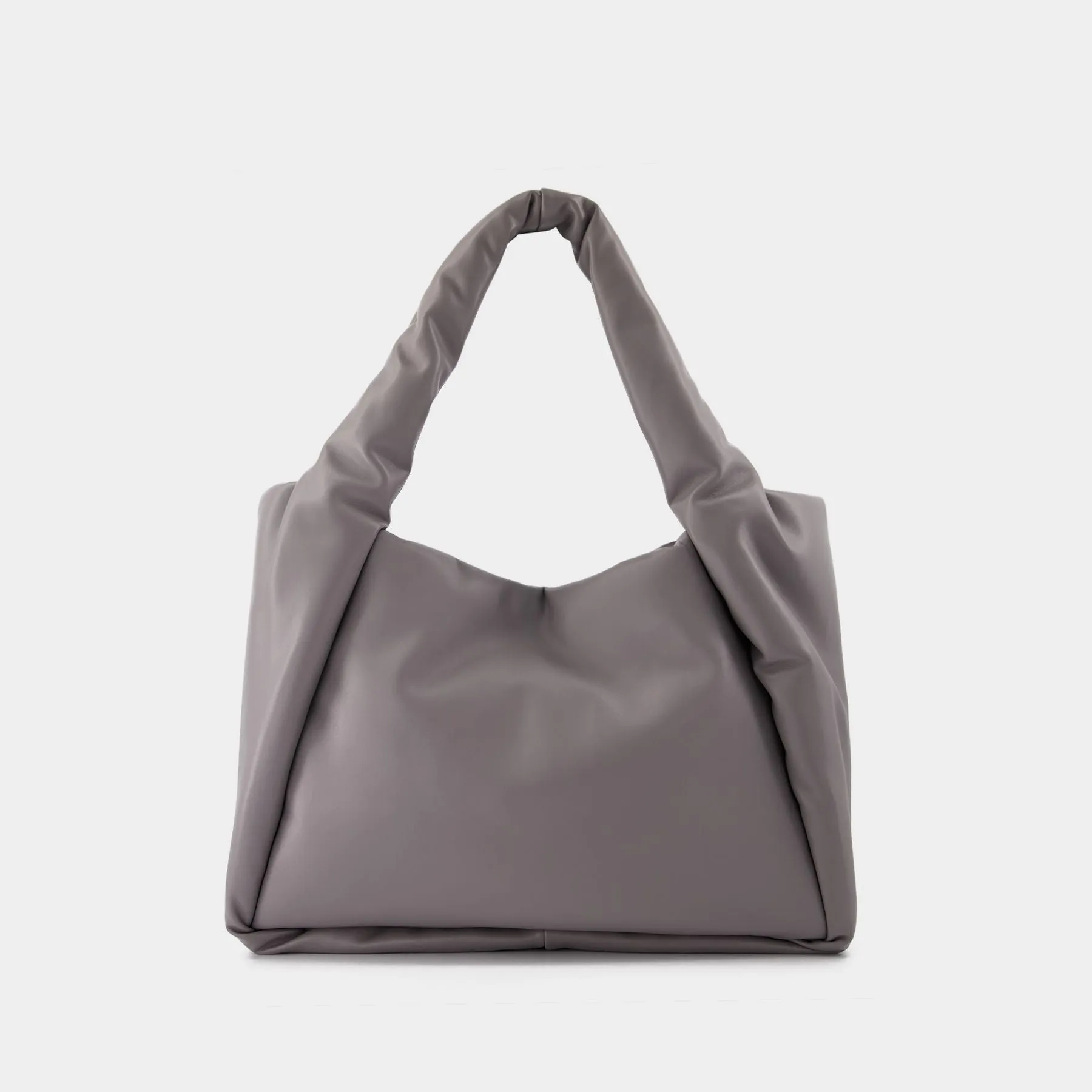 Stella McCartney  Logo Padded Tote Bag in Grey