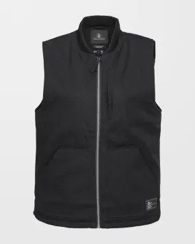 Stone Castine Puff Vest - Black