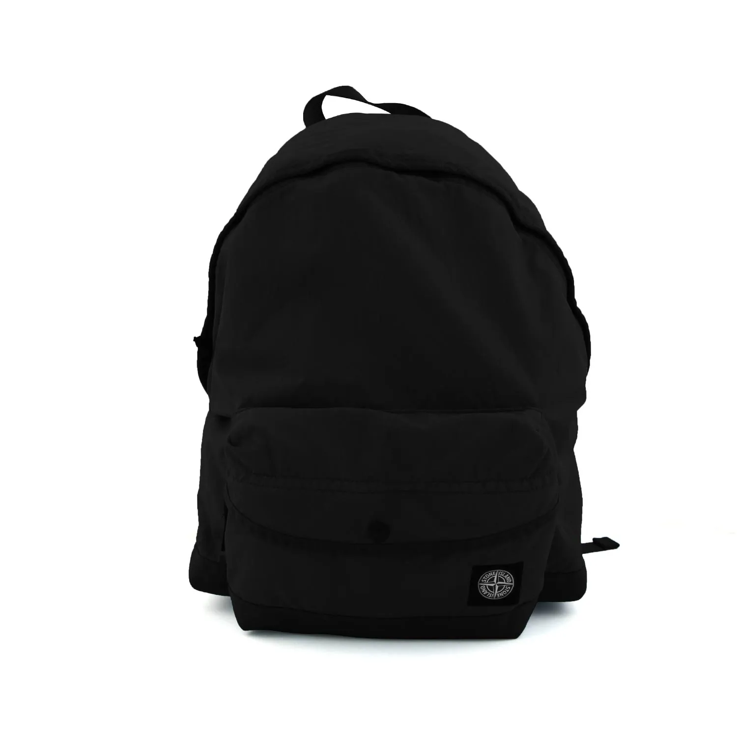 Stone Island Black Compass Rose Patch Backpack