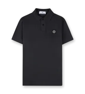 Stone Island    Logo Polo Blue