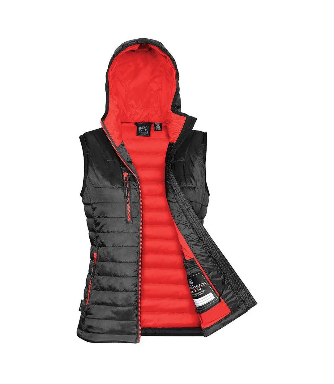 Stormtech Mens Gravity Thermal Vest/Gilet (Black/ True Red) - UTRW4644