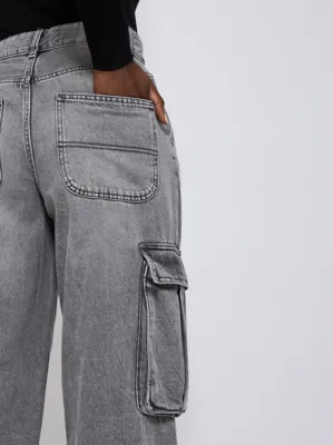Straight Leg Cargo Pocket Jeans | Women | George at ASDA