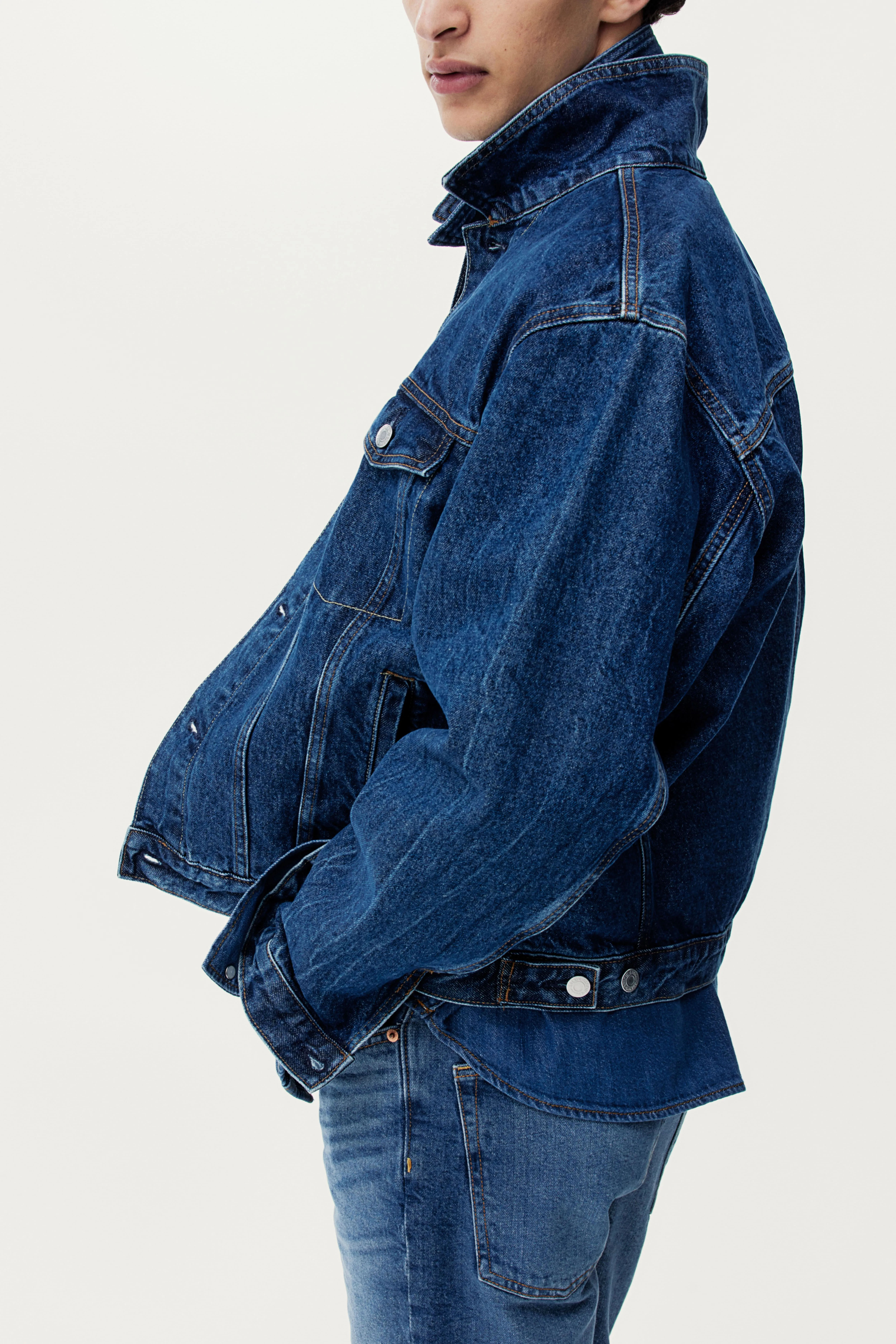 Straight Regular Jeans - Regular waist - Long - Denim blue - Men | H&M GB