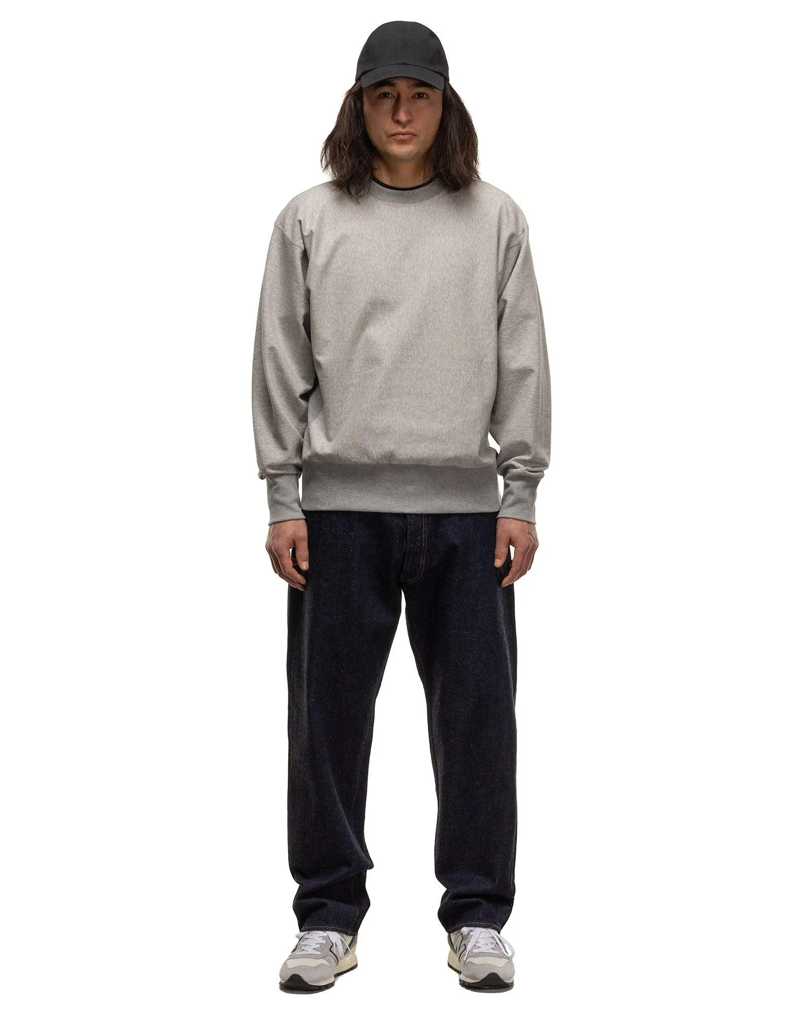 Stretch Crew Pullover Fether Grey