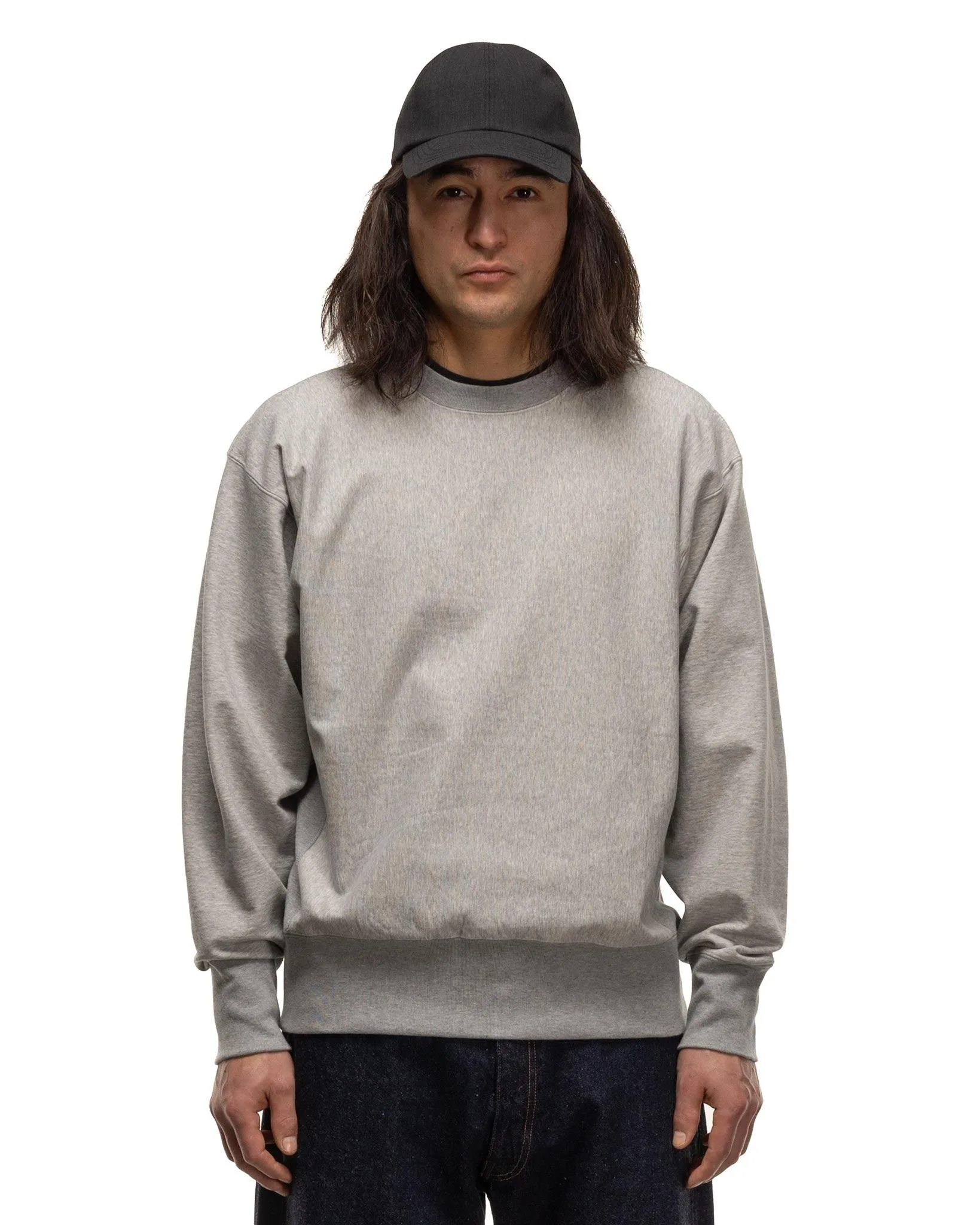 Stretch Crew Pullover Fether Grey