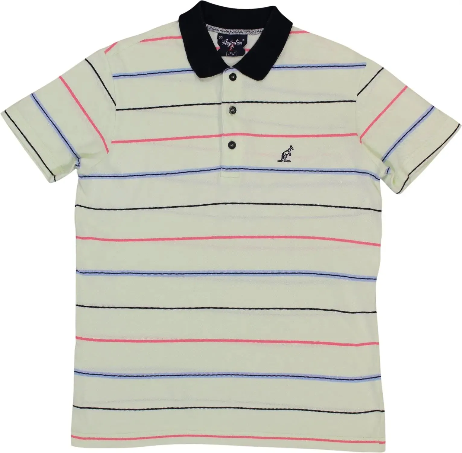 Striped Polo Shirt by Australian | ThriftTale