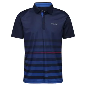 Stromberg Men's Erebus Stripe Stretch Golf Polo Shirt