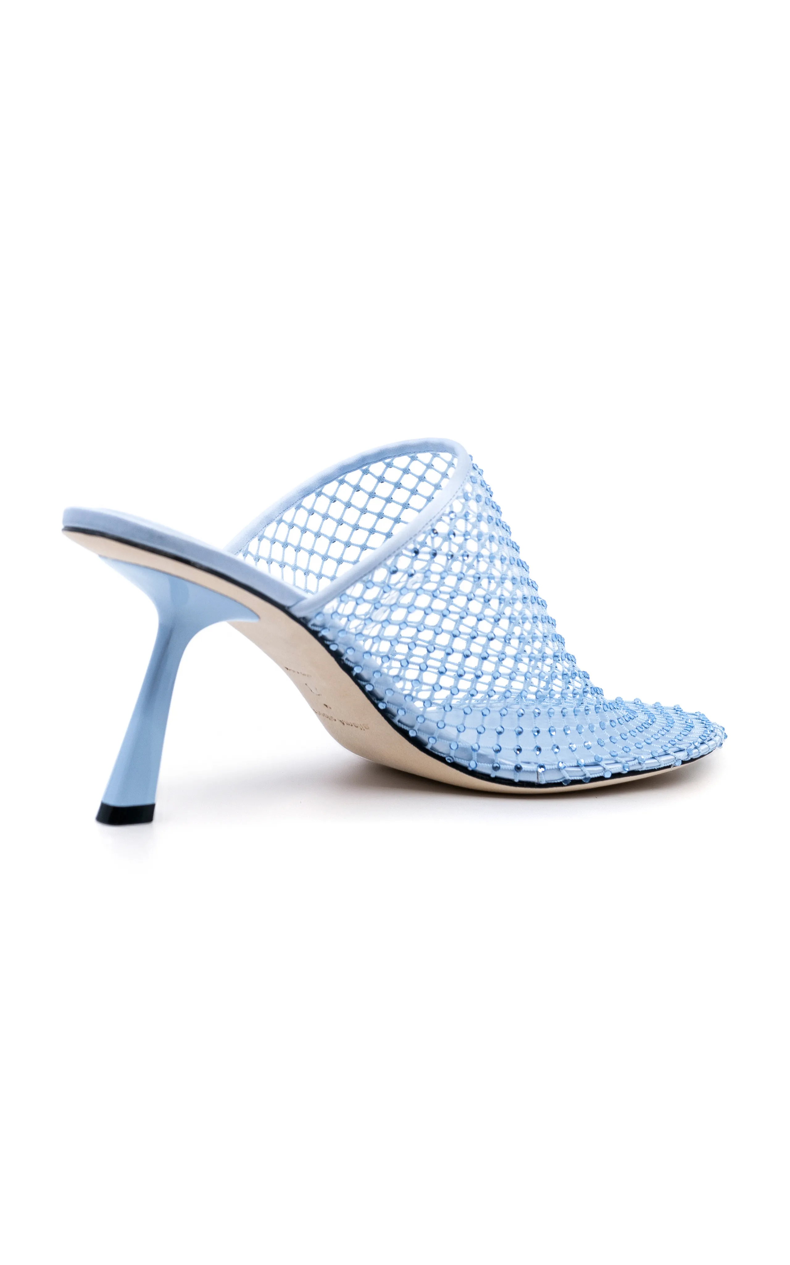 Studio Amelia Dolly Mesh Satin Mules