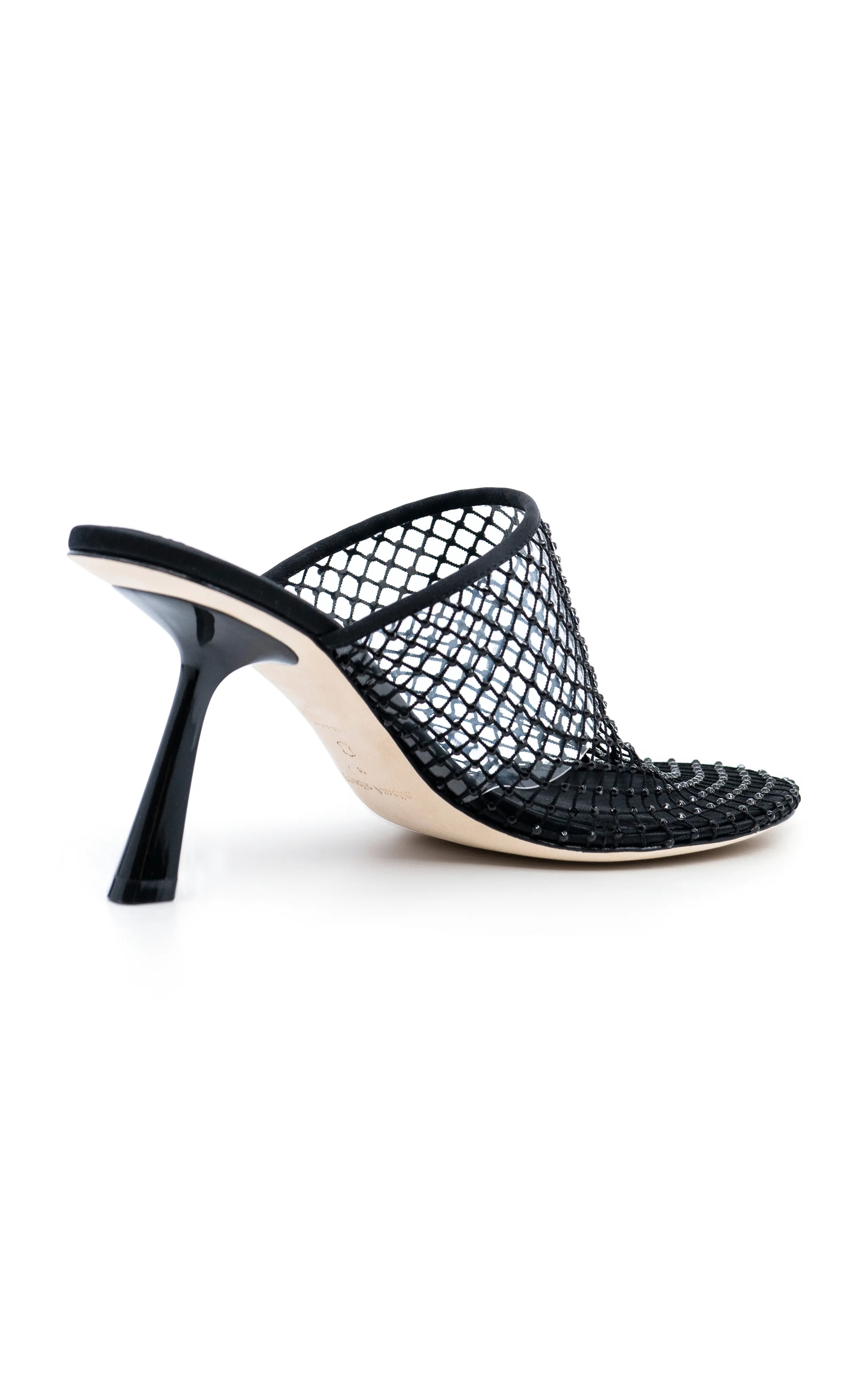Studio Amelia Dolly Mesh Satin Mules