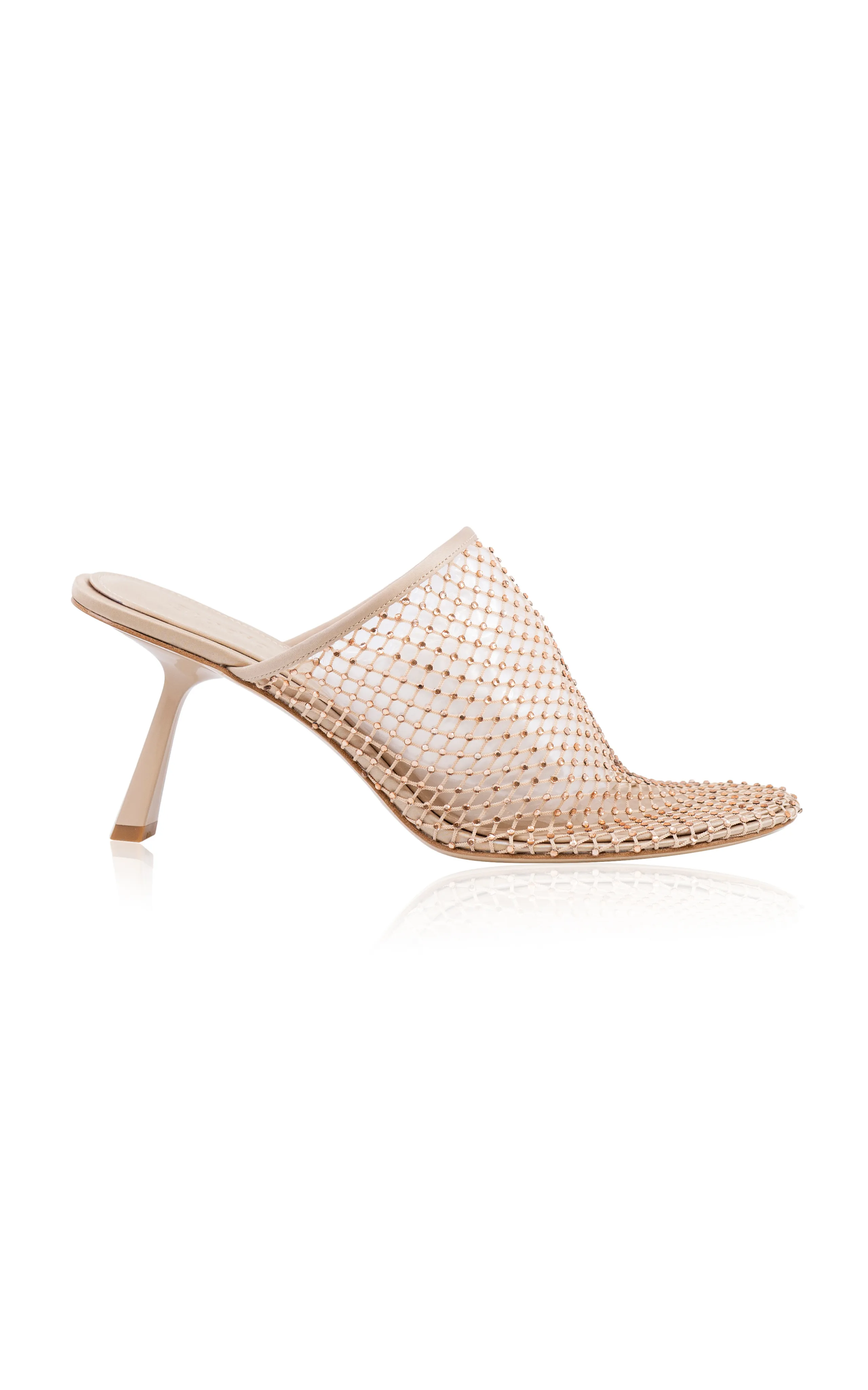 Studio Amelia Dolly Mesh Satin Mules