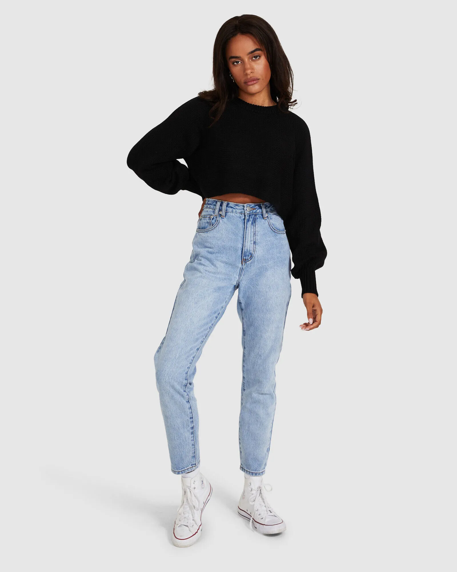 Subtitled Tatum Knit Jumper Black