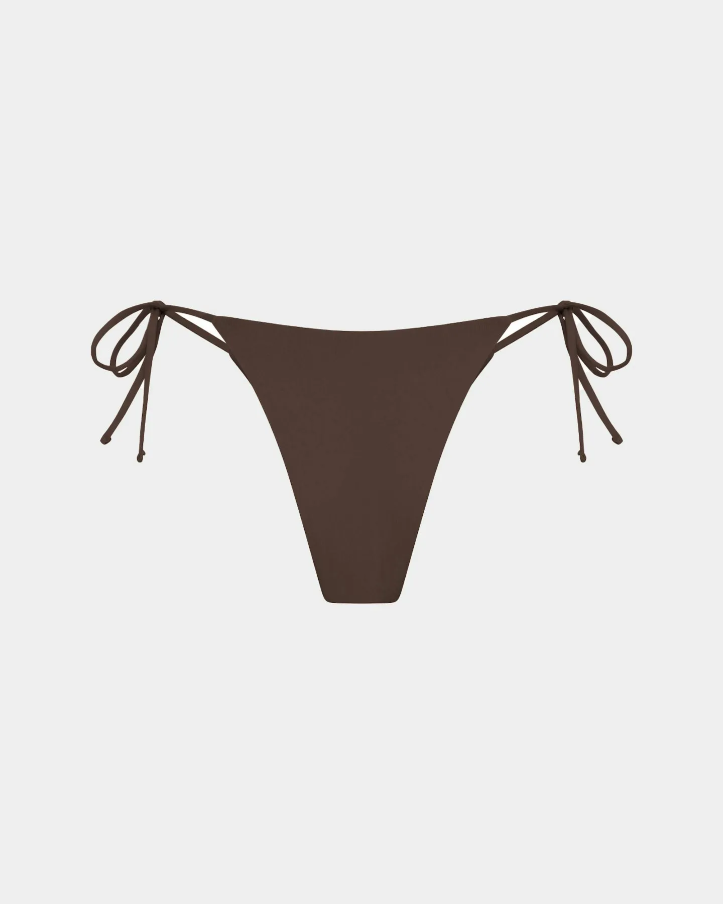 Subtitled Tie Side Skimpy Bikini Bottoms Coffee Brown - Brown | SurfStitch