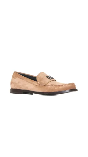 Suede Loafers - Brown