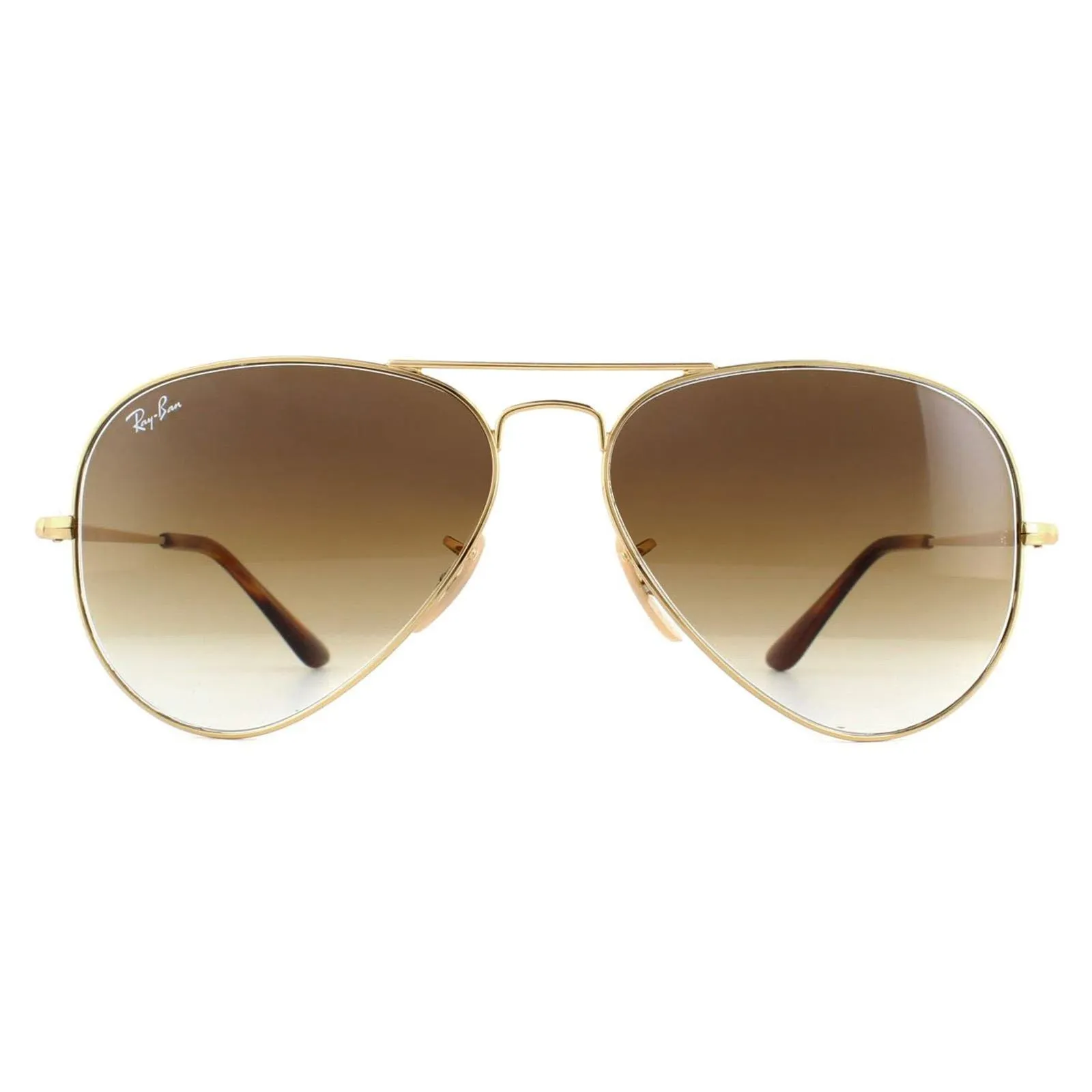 Sunglasses | Aviator Gold Brown Gradient Sunglasses | Ray-Ban