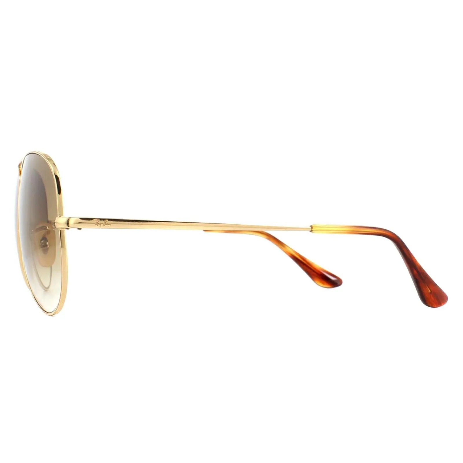 Sunglasses | Aviator Gold Brown Gradient Sunglasses | Ray-Ban