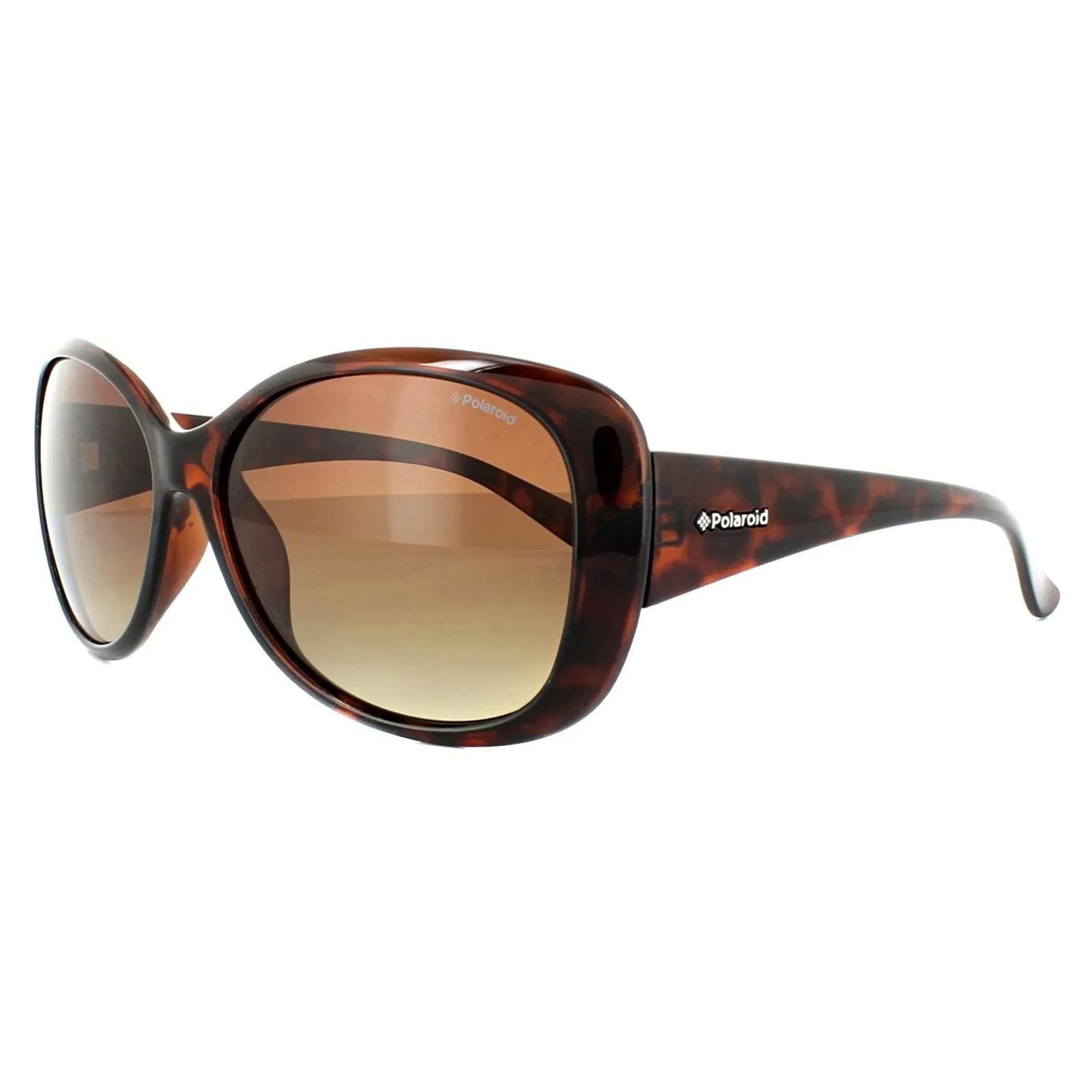 Sunglasses | Fashion Havana Brown Gradient Polarized Sunglasses | Polaroid