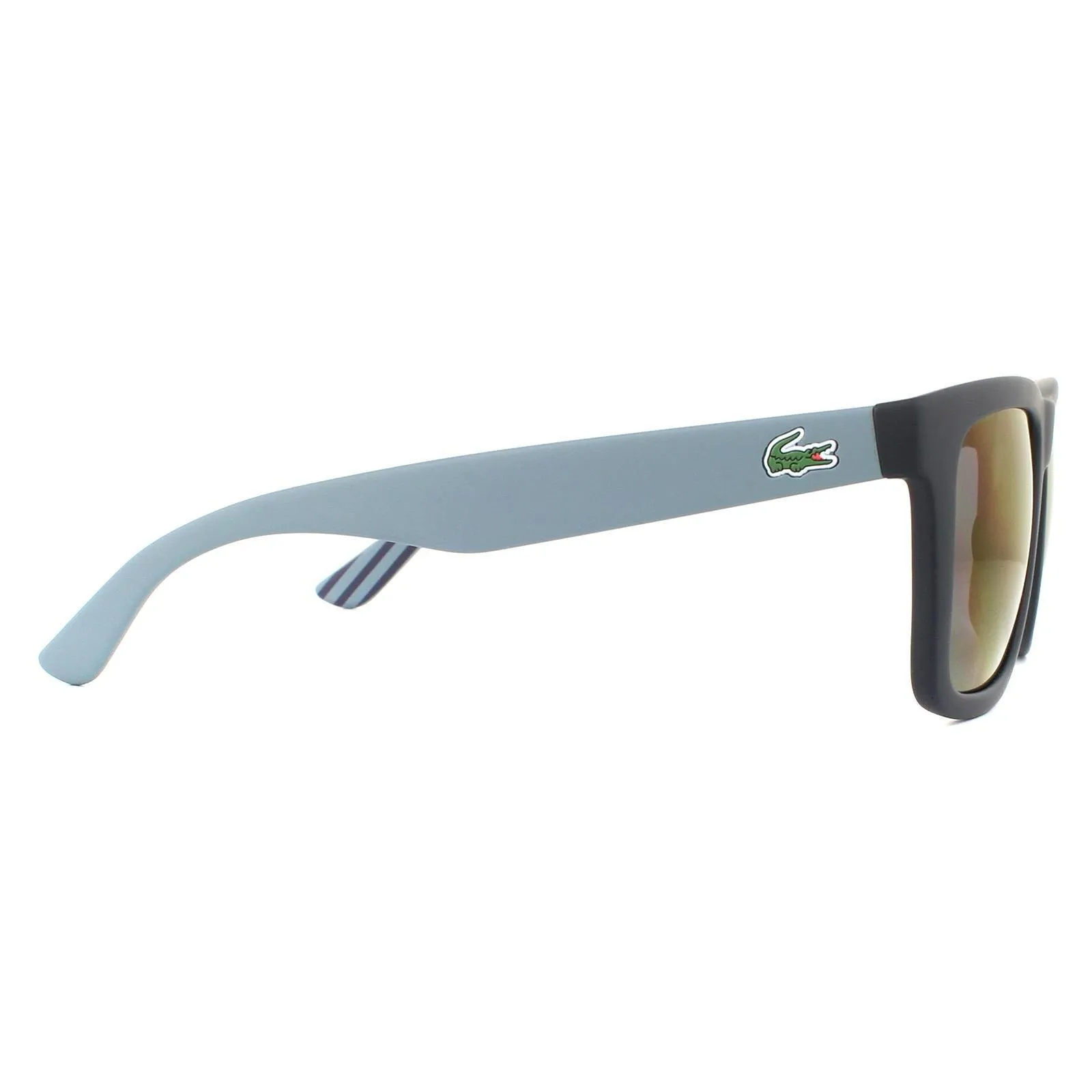 Sunglasses | Rectangle Matte Blue Navy Blue Sunglasses | Lacoste
