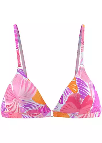 Sunseeker Butterfly Print Triangle Bikini Top | Grattan