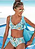 Sunseeker High Waist Tropical Print Bikini Bottom