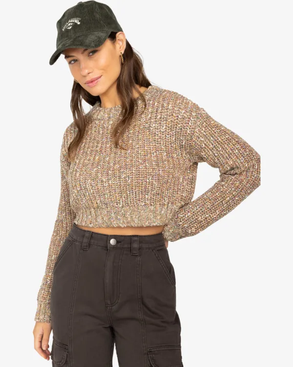 Sunshine - Cropped Jumper for Women