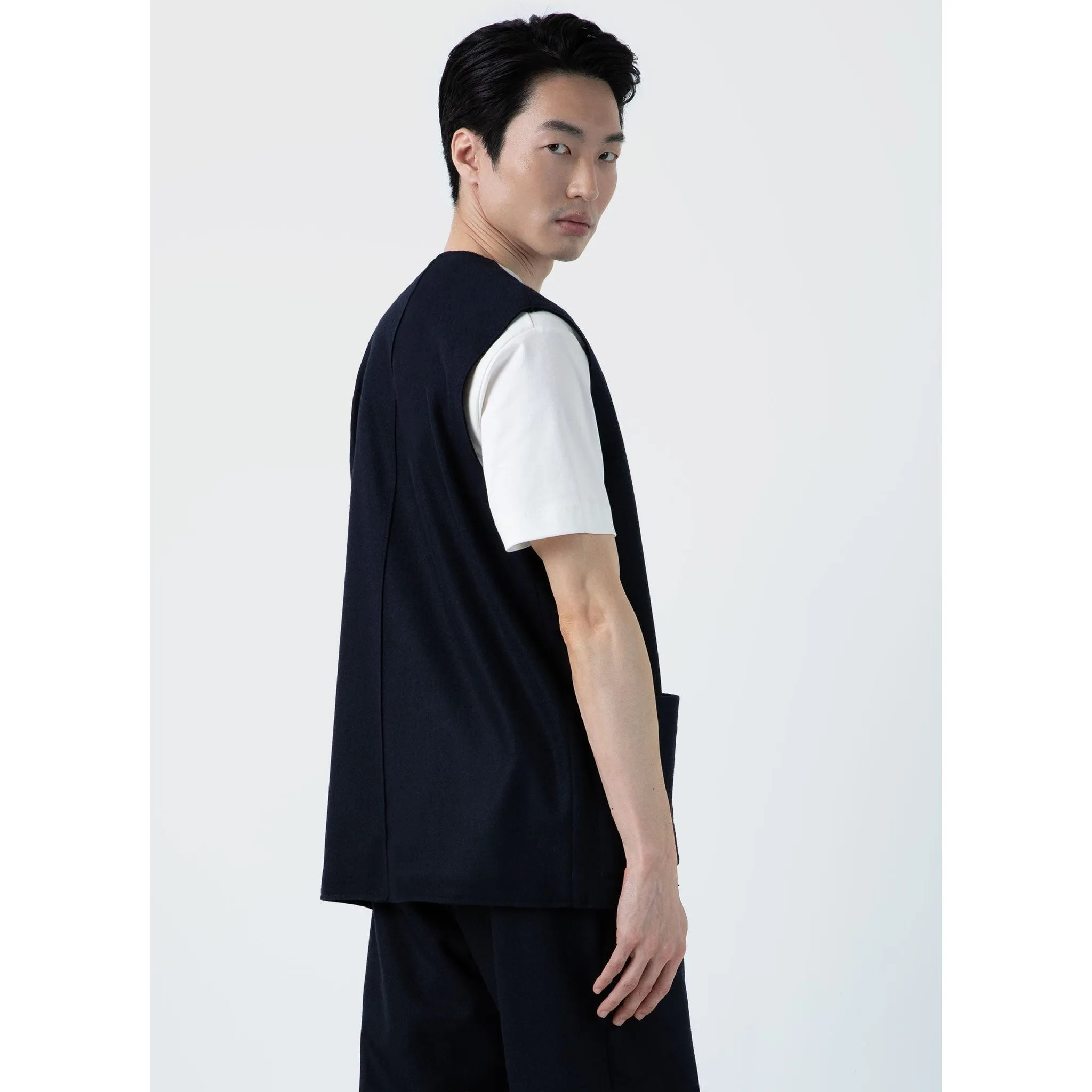 Sunspel x Casely-Hayford Waistcoat | Men | Navy