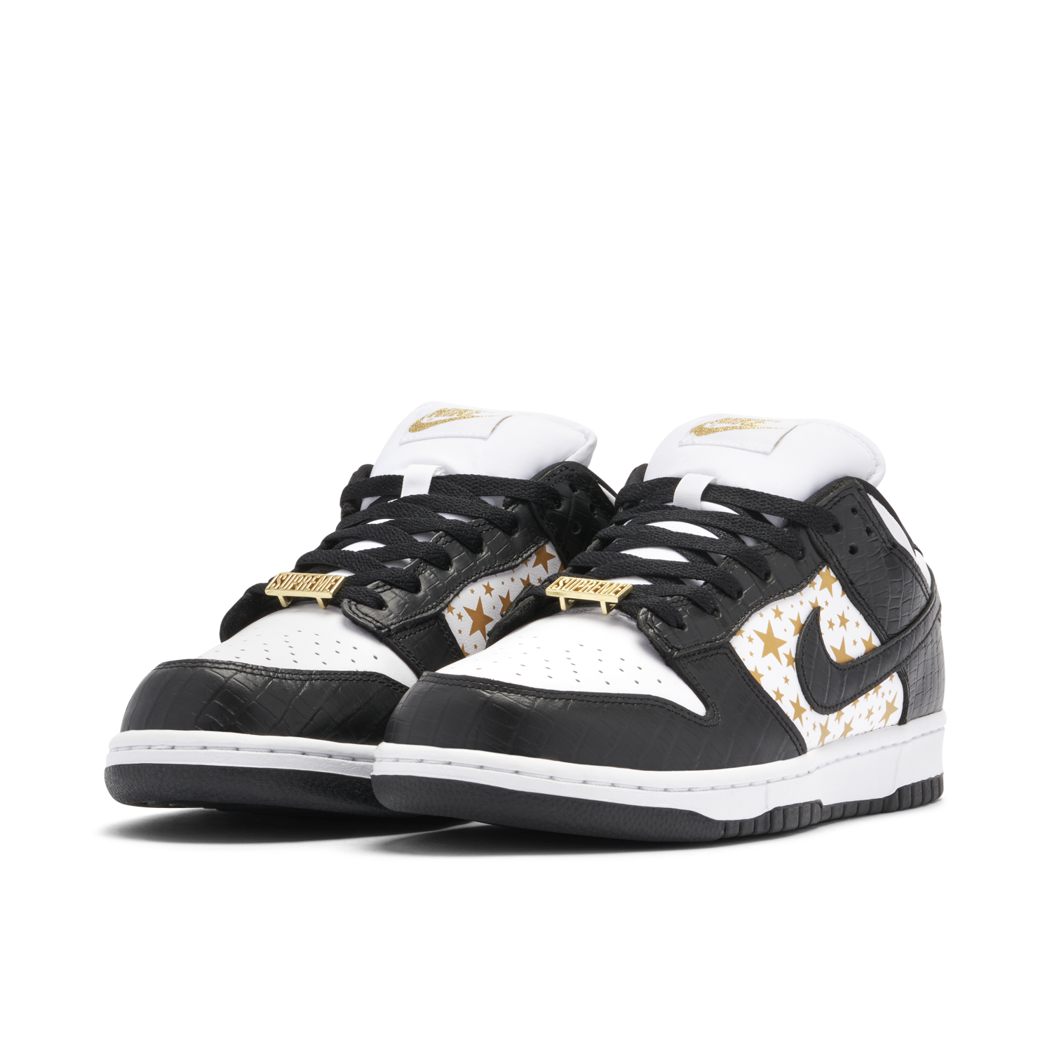 Supreme x Nike SB Dunk Low Stars Black | DH3228-102 | Laced