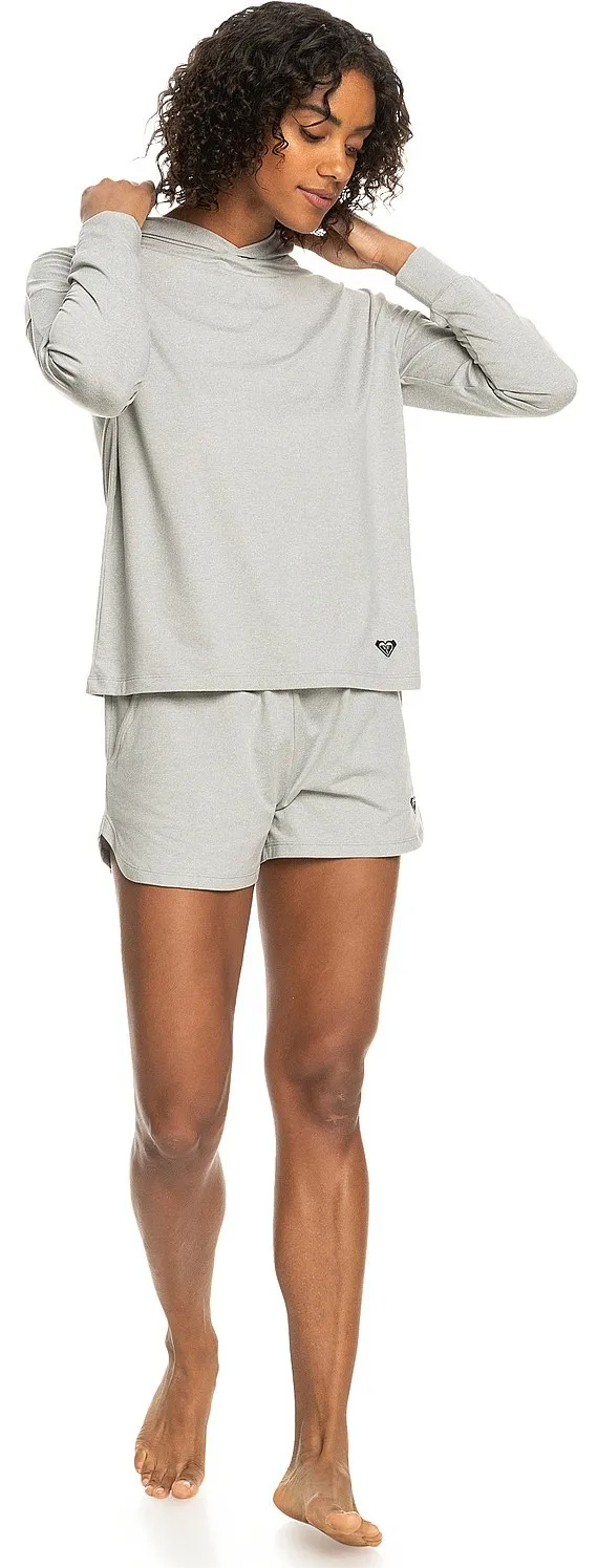 sweatshirt Roxy Naturally Active Hoodie - SGRH/Heritage Heather - women´s