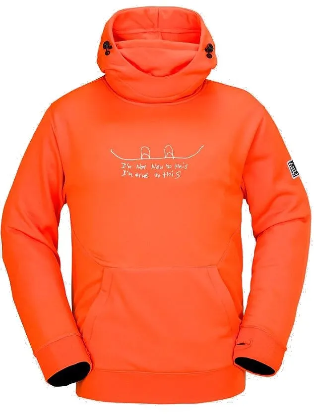sweatshirt Volcom Hydro Riding Hoodie - Flame Red - men´s