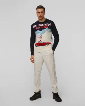 Sweter wełniany męski MC2 Saint Barth Heron C HER0011-sexy-ski-61