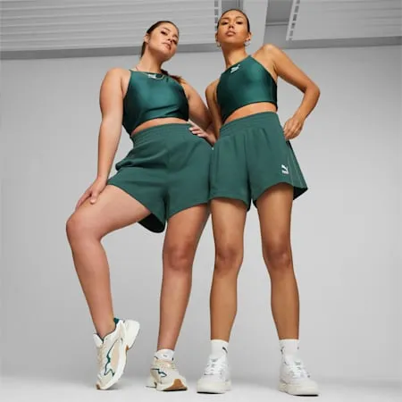 T7 Women's High Waist Shorts | Malachite | PUMA Shop All Puma | PUMA 