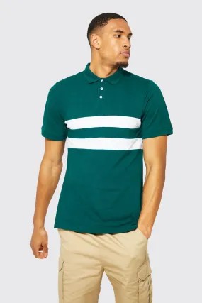Tall Colour Block Polo