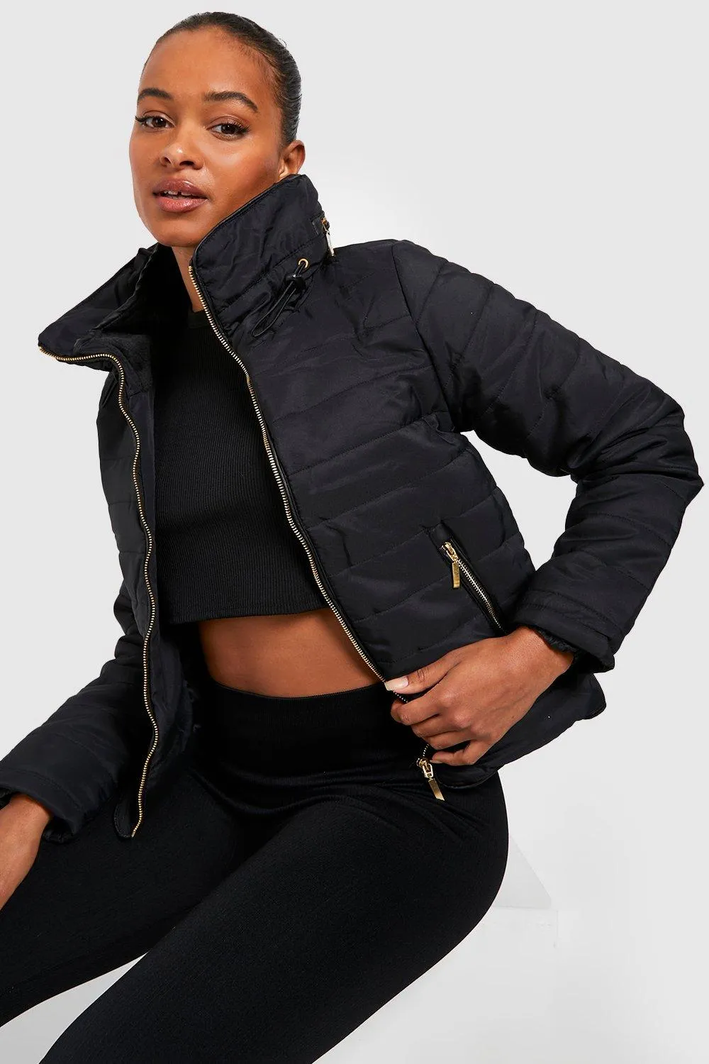 Tall Fitted Quilted Jacket