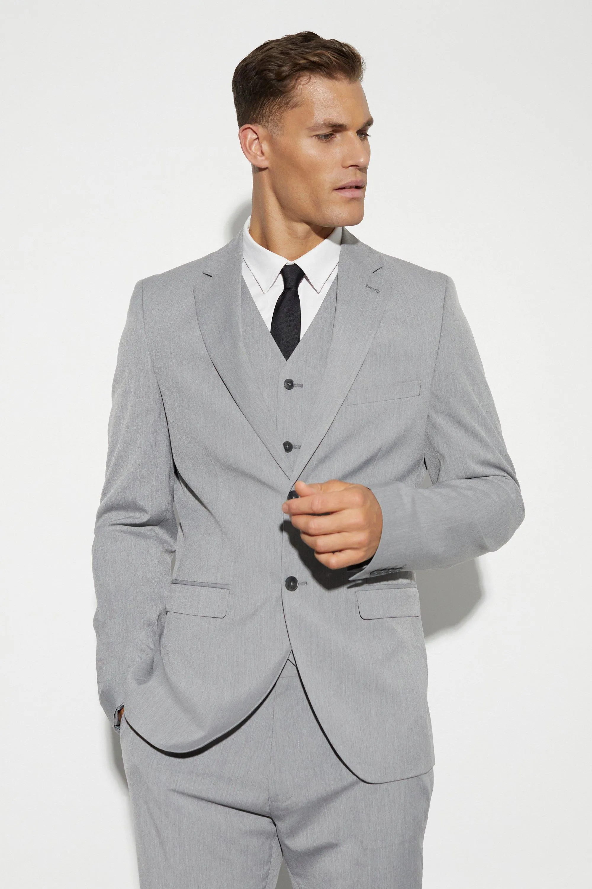 Tall Slim Single Breasted Suit Jacket