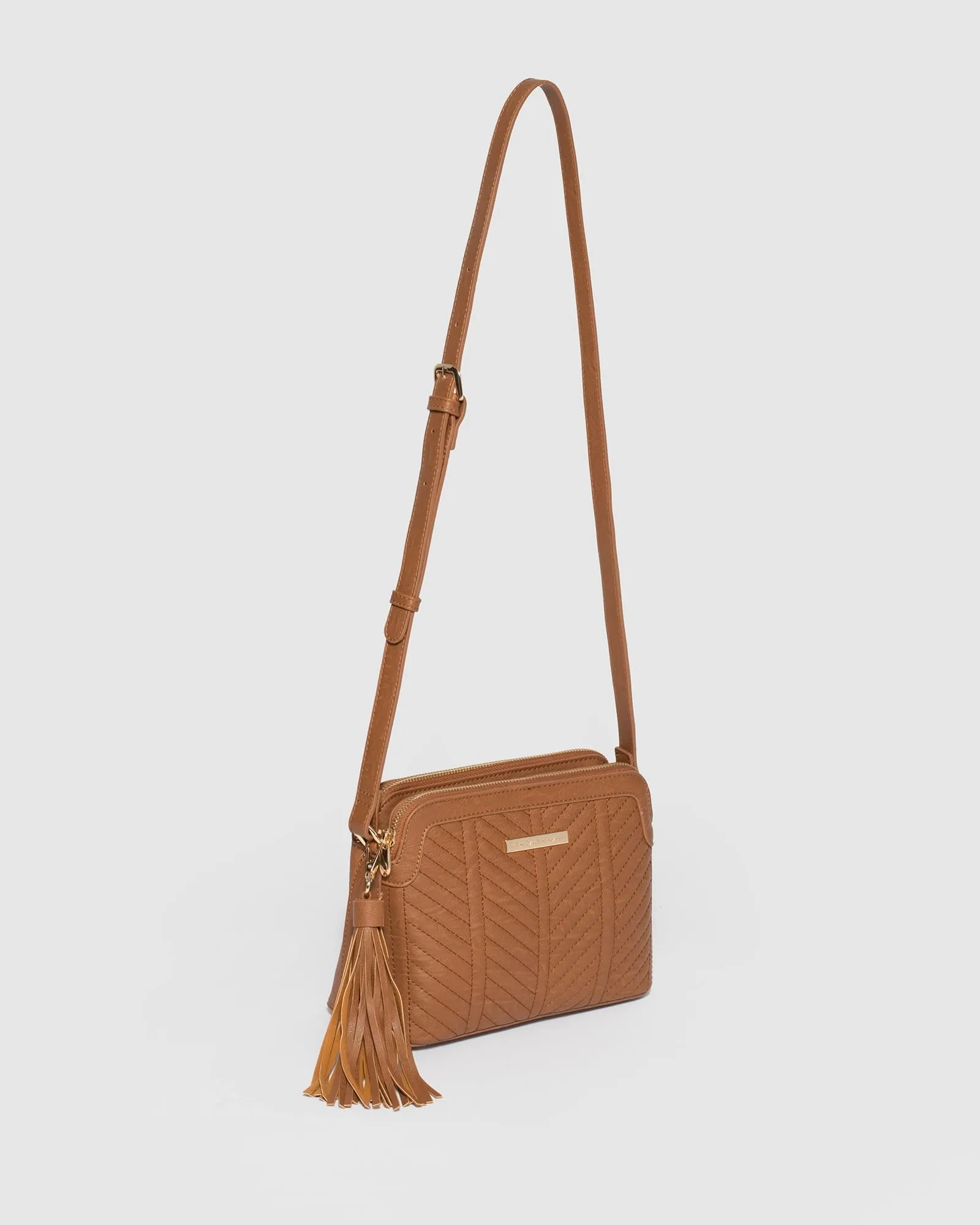 Tan Joanna Crossbody Bag