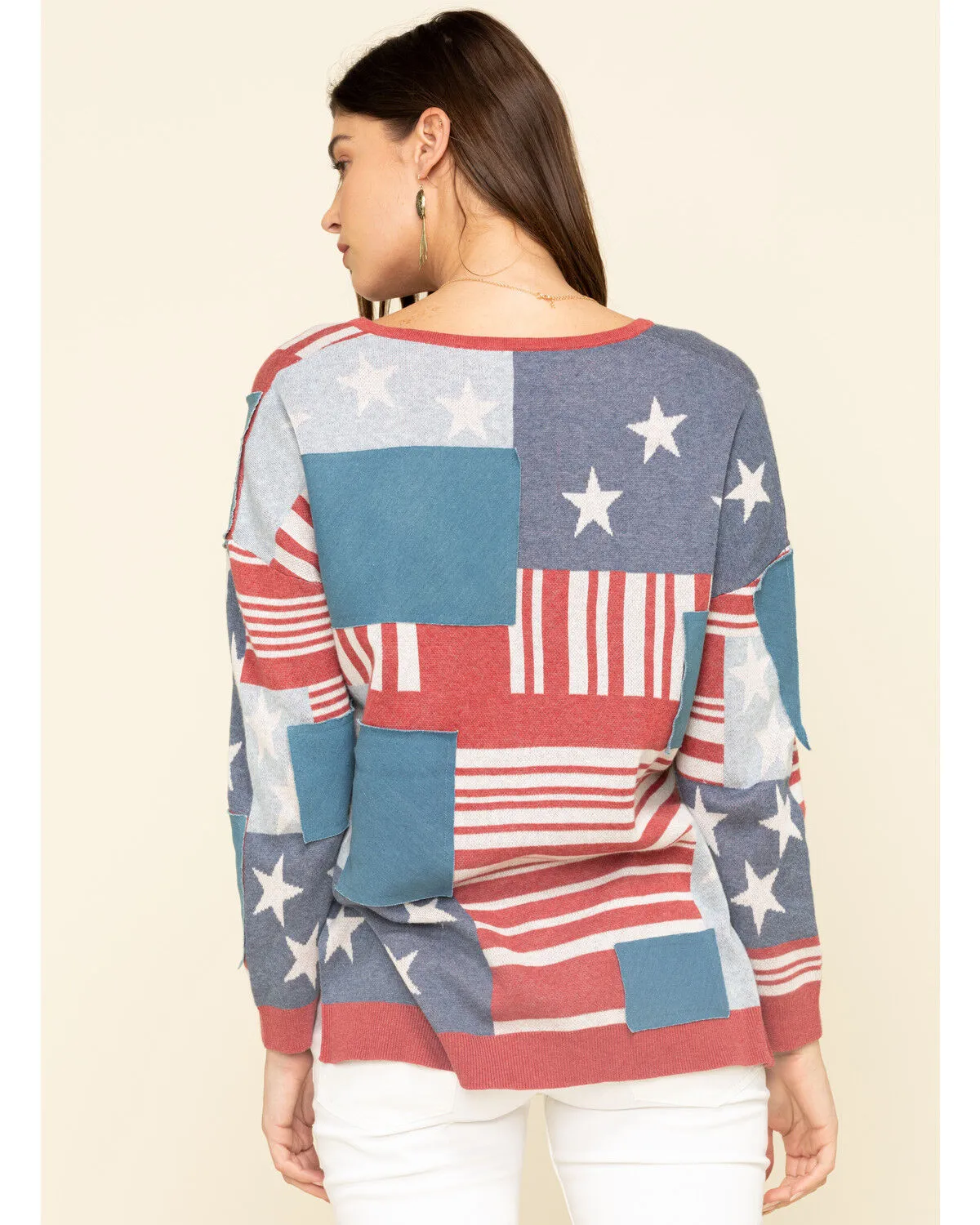 Tasha Polizzi Women's Flag Patch Pullover