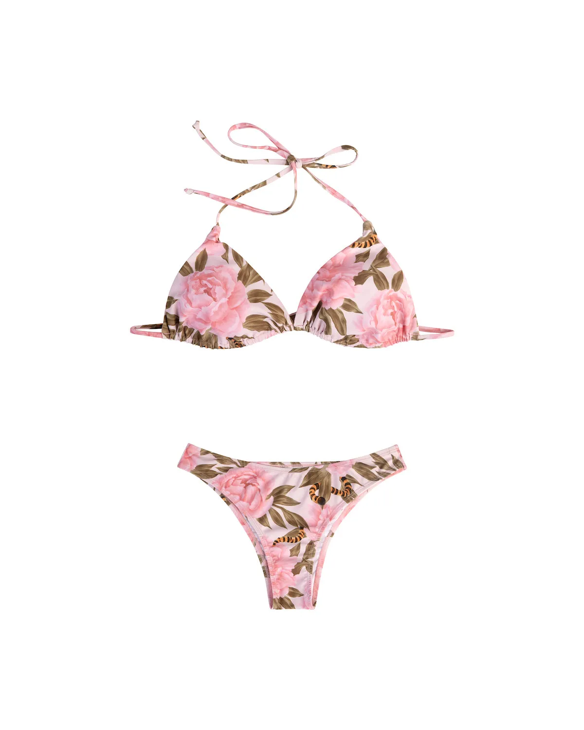 TEAM WANG DESIGN PRINTED BIKINI SET