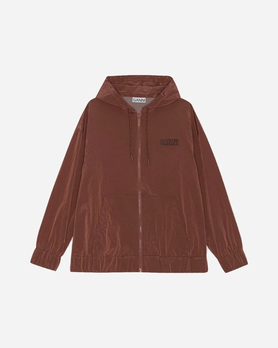 Tech Fabric Jacket - Root Beer