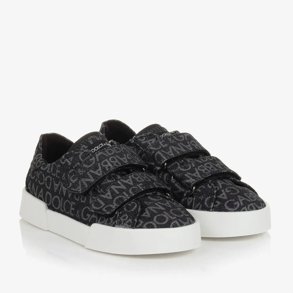 Teen Grey Portofino Vintage DG Trainers